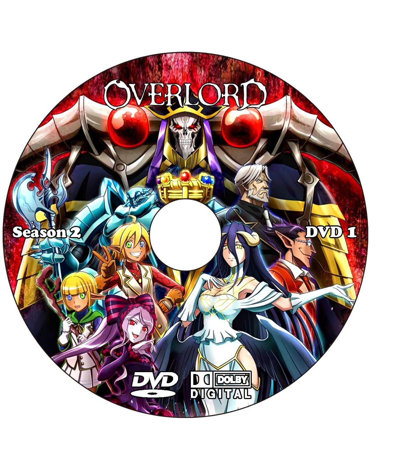 English Dubbed Overlord Season 1-4 vol.1-52end 2 Movies 