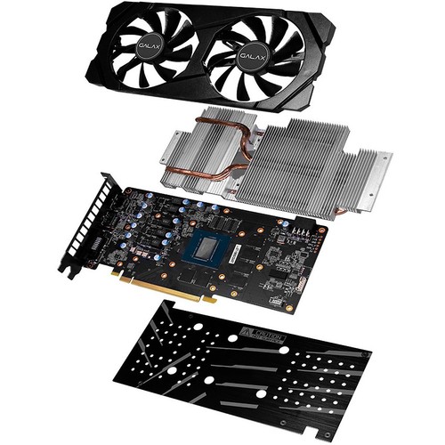 GALAX NVIDIA GTX 1660 Super (1 Click OC) 6GB Gaming Graphics Card (60SRL7DSY91S) - Picture 2 of 9