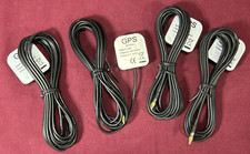 4 NEW GPS Antenna's SMA Male Plug Active Aerial for Nav Head Unit Magnetic