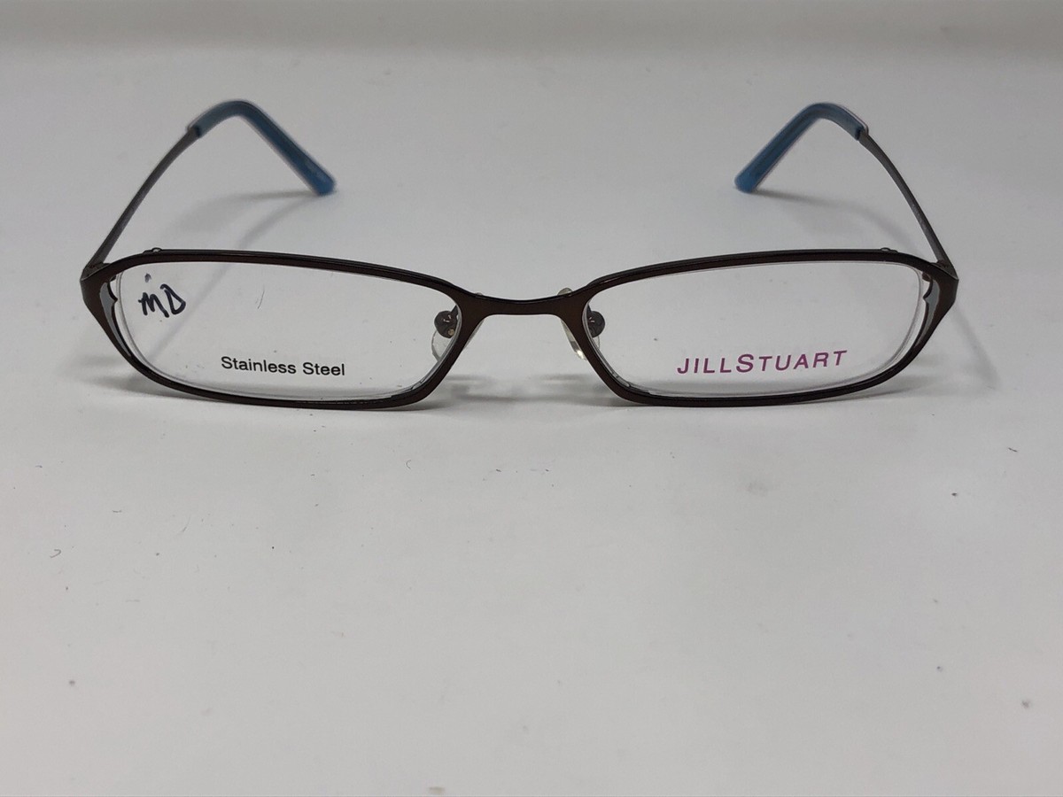JILL STUART JS201-2 Eyeglasses Frame 50-17-135 Dark Brown Polished
