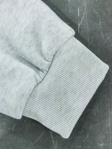 Women's Oversized Half Zip Sweatshirt - Solid Color Fleece Pullover for Workout - Picture 5 of 5