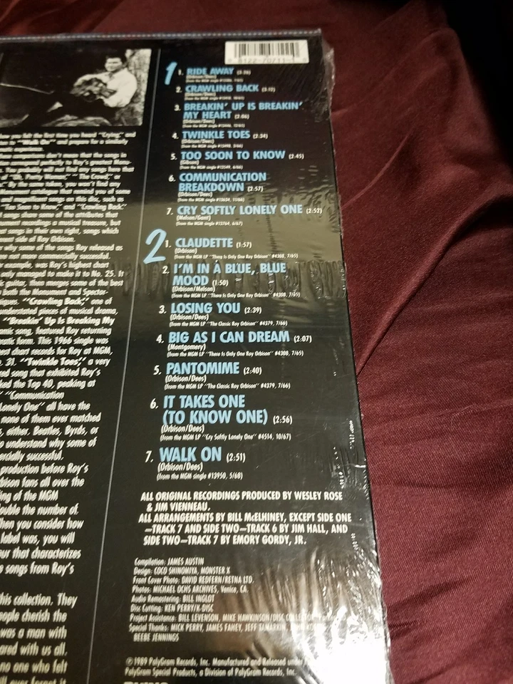 ROY ORBISON Classic 1965-68 Rhino vinyl LP! New and sealed, ships fast. - Image 3 of 4