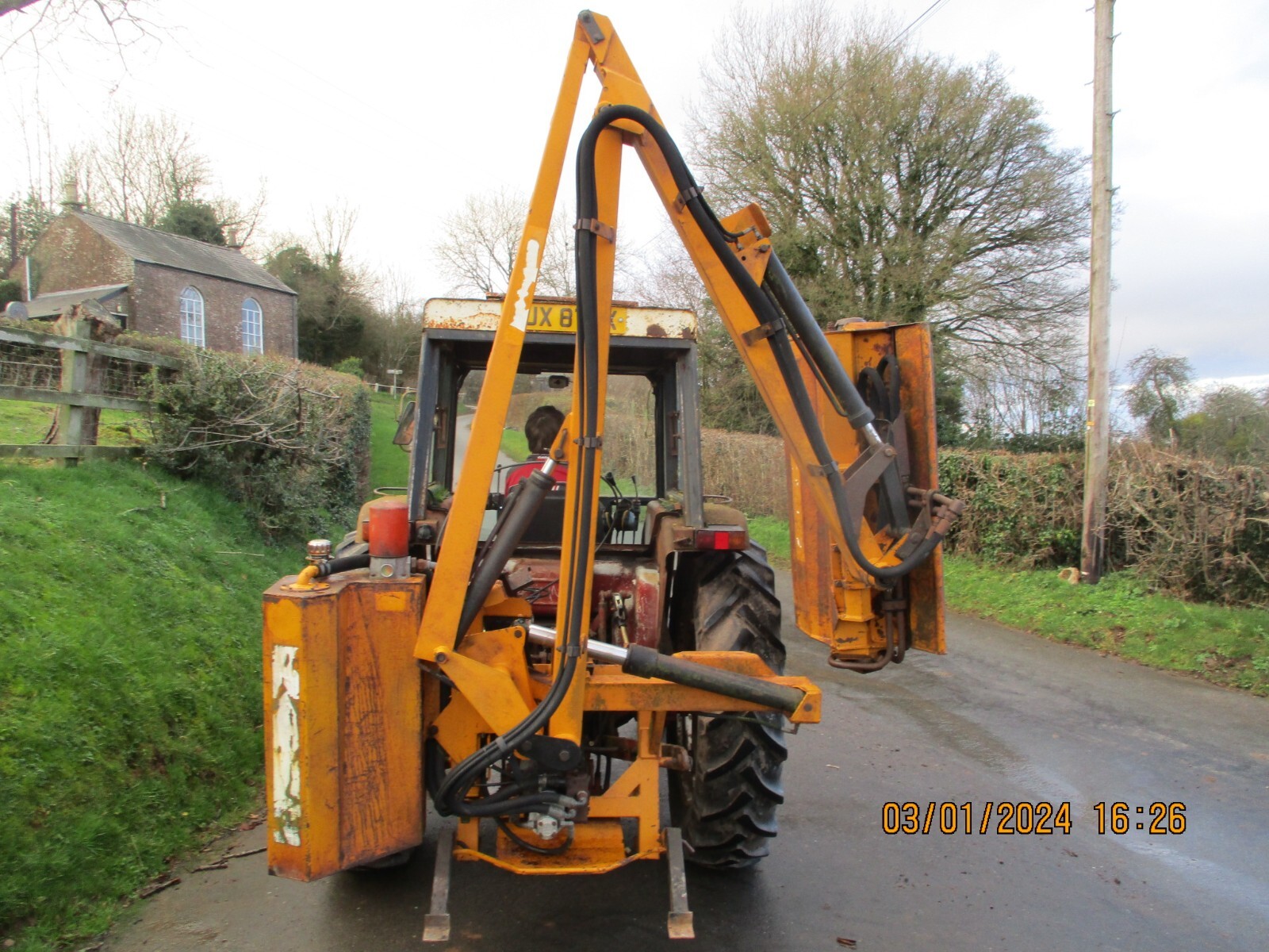McConnel PA 24 Hedge Cutter/Trimmer c/w Flail Head.(tractor,bomford