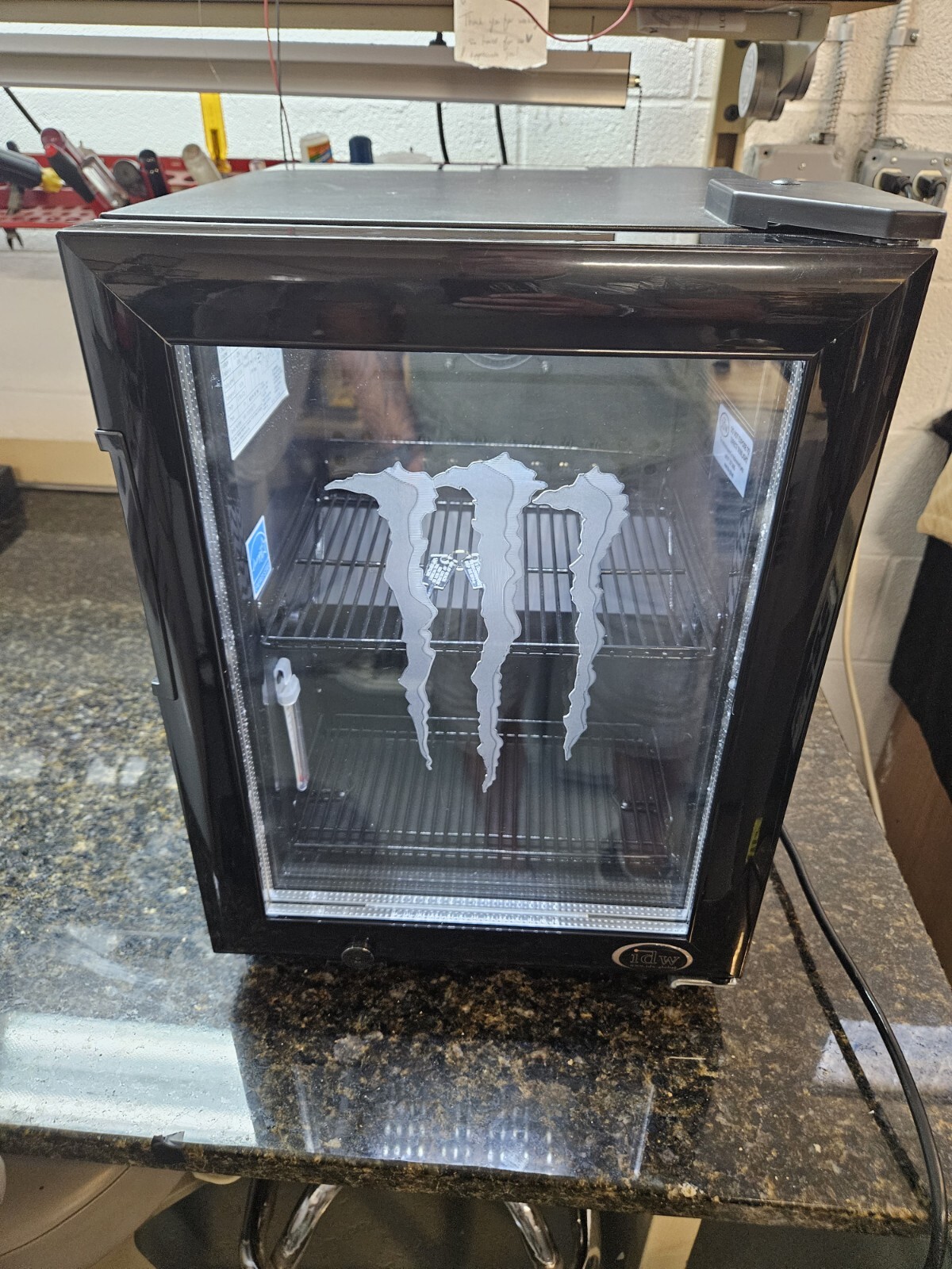 Monster Energy Mini Fridge. White Light eBay