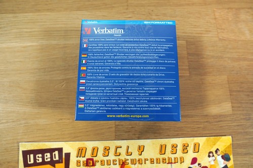 VERBATIM MF2HD 1.44MB 3.5" Floppy Disks 87410 - 10 Pack - NOS | SEALED - Bild 2 von 6