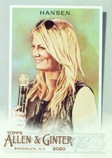 2020 TOPPS ALLEN & GINTER HOT BOX SILVER FOIL  COURTNEY HANSEN #288