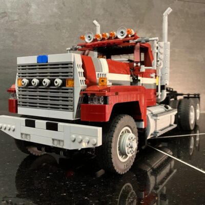 ZITIANYOUBUILD 1/17 Scale Tech Semi-Truck Vehicle Dynamic Version/2208 Parts