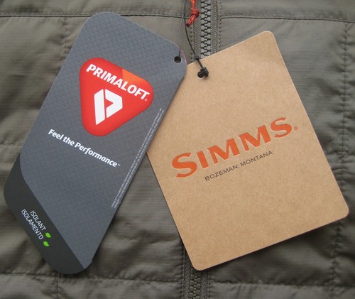Simms Fishing Mens Fall Run Insulated Full Zip Vest Primaloft Light Weight XXL - Picture 7 of 11