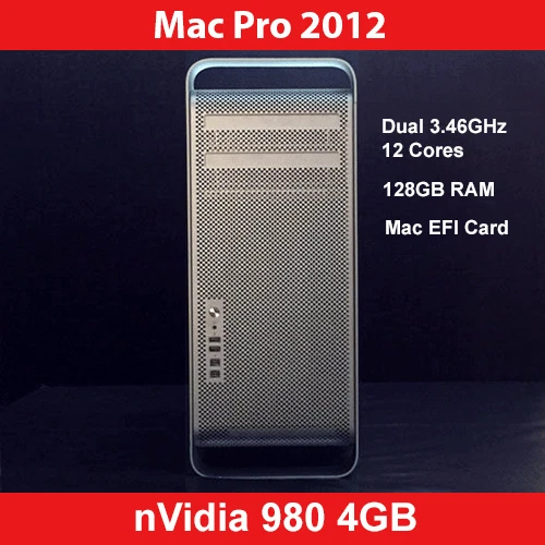 Apple Mac Pro Intel Xeon 6-Core 2012 Apple Desktops & All-In-One