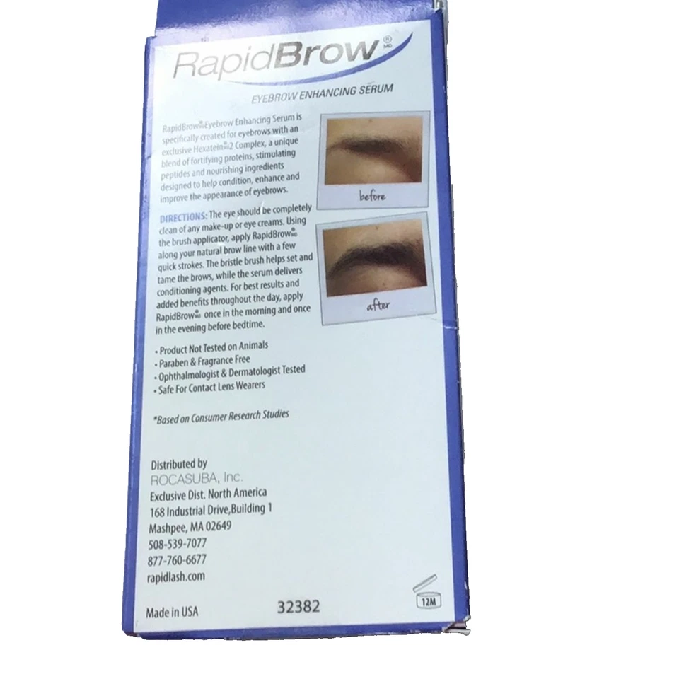 Suero potenciador rápido para cejas cejas pestañas más largas audaces en 60 días! Nuevo en caja Foto 2 de 2