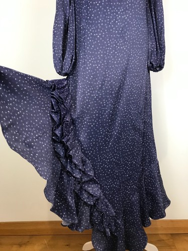 PAPER LONDON Midnight Moon Ruffled Maxi Dress - UK8 RRP475 - Picture 15 of 18