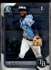 2022 Bowman #BCP-99 Alejandro Pie Chrome Prospects Tampa Bay Rays 1st