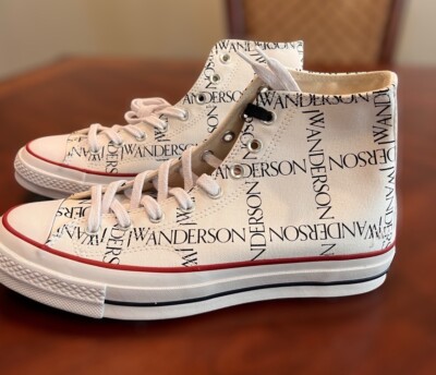 Converse Chuck 70 Hi Grid JW Anderson White Black Insign Mens 9