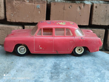 VINTAGE SKODA 1000 MB TOY CAR M 1:20 KDN FRICTION CZECH REPUBLIC FOR PARTS RED