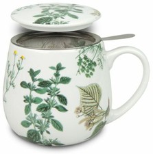 Teetasse mit Sieb und Deckel My favourite tea Kräuter Könitz 