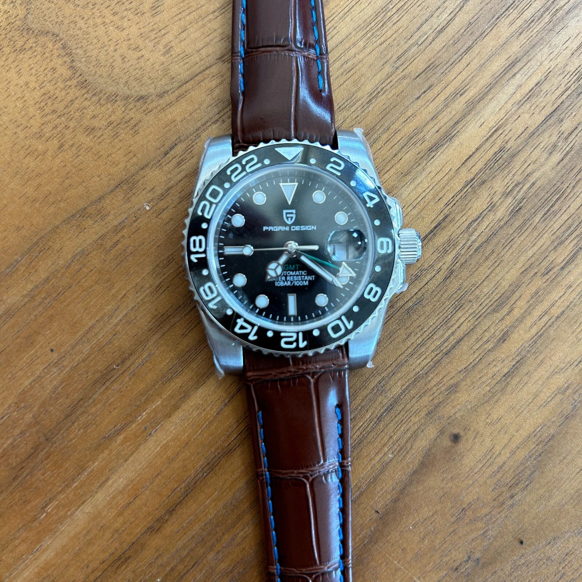 Rolex submariner blue leather strap cheap