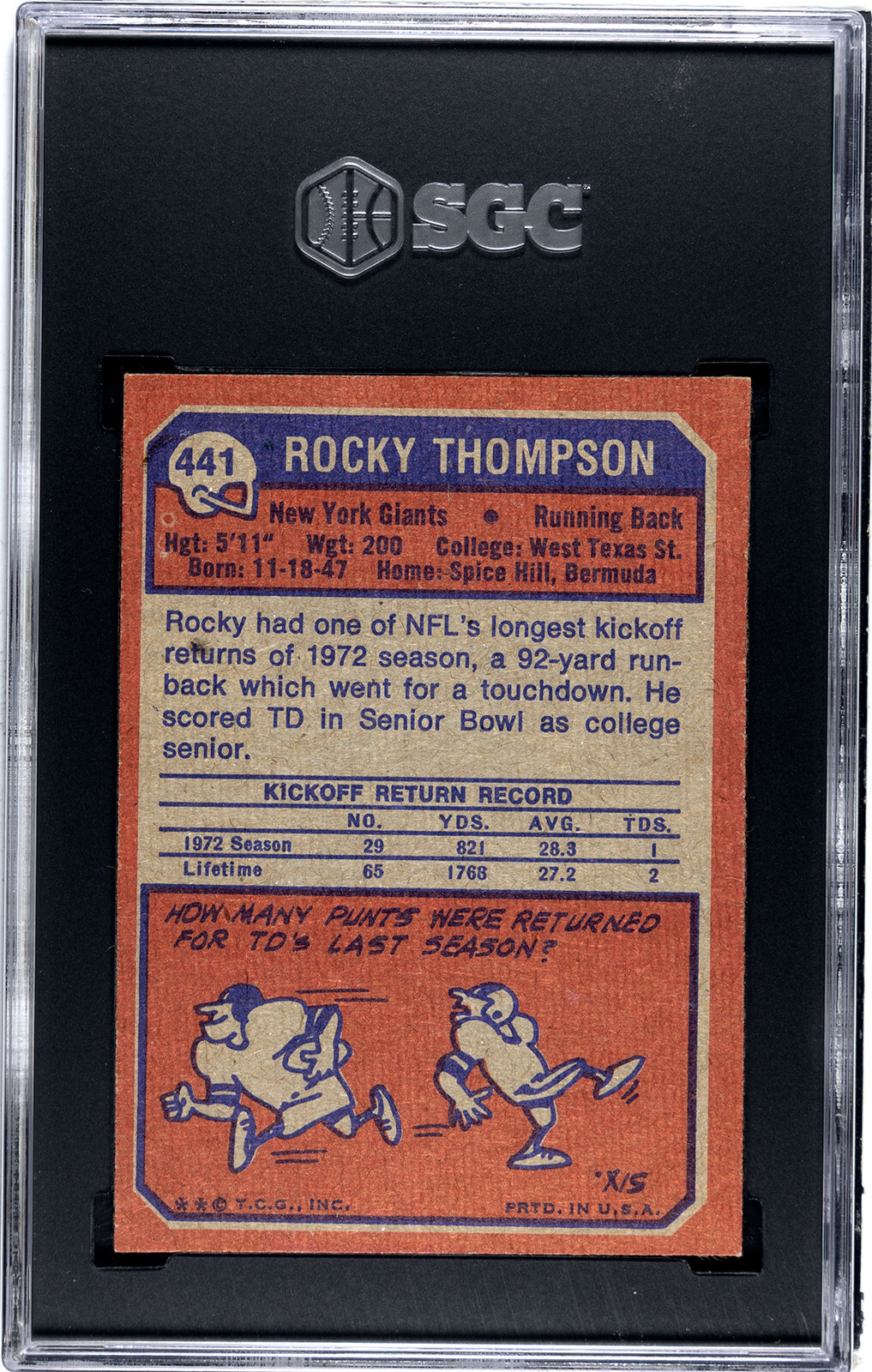 1973 Topps 441 Rocky Thompson (RC) for sale online eBay