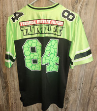 VTG Nickelodeon #84 TMNT Teenage Mutant Ninja Turtles Jersey Shirt Youth Sz Med