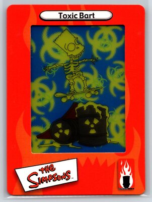#ad 2000 Artbox The Simpsons FilmCardz Toxic Bart Simpson #13 $2.99