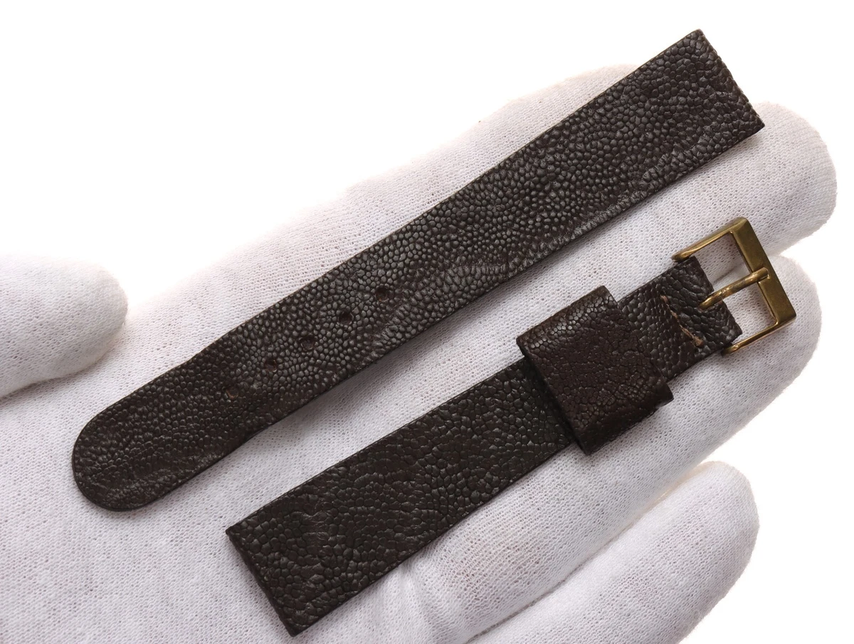Cinturino Orologio JB In Pelle Slip-thru Larghezza 8 O 9 Mm, Nero, Fatto A Mano USA
