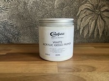 Cranfield Acrylic White Gesso Primer 250ml High Opacity Artist’s Quality