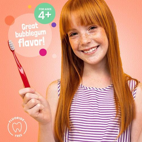 Kids Toothpaste with Daily Multivitamins B3, B5, B6, D, E, Xylitol, Calcium, Flu - Picture 3 of 8