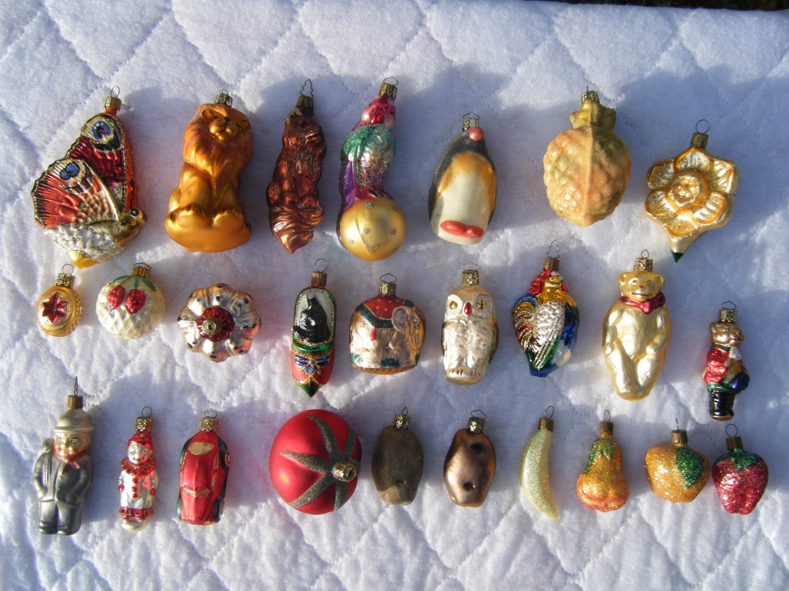 Vintage Christborn Glass Ornaments Lot of 26 Germany EUC! eBay