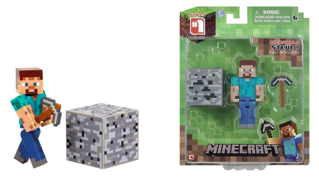 steve minecraft action figure