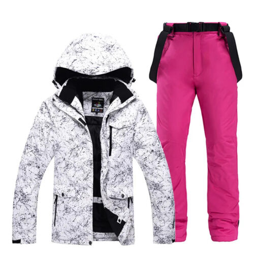 Men & Women Snow Suit Snowboard Costume Winter Outdoor Sports Ski Jackets Pants - Picture 31 of 64
