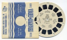 DEVON Scenes England 1947 Sawyer's View-Master Single Reel 1040