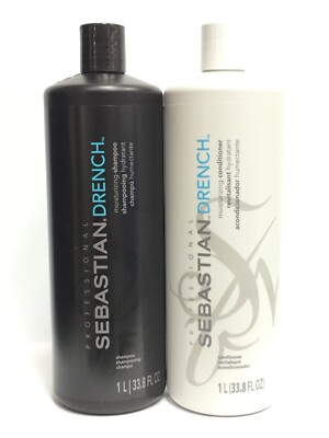 (2 PACK) Sebastian Drench Shampoo & Conditioner Duo, 33.8 oz