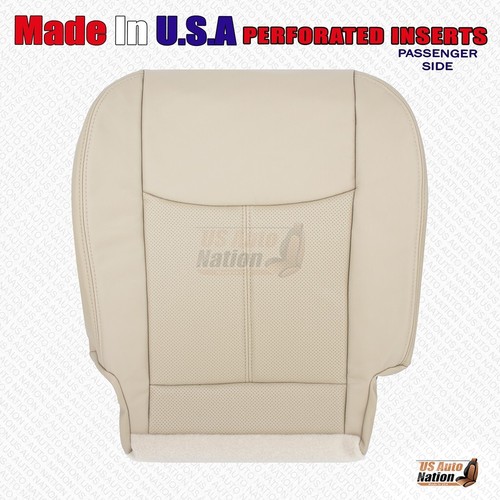 2015 - 2020 For Nissan Pathfinder Driver Passenger Perforated Leather Cover Tan - Picture 6 of 14