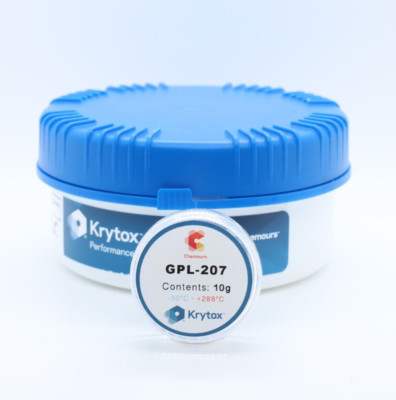 Krytox GPL 207 Schmierfett bis 288°C NSF H-1 Lebensmittelecht Hochtemperaturfett
