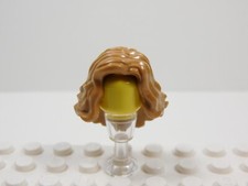 LEGO Medium Nougat Female Girl Wavy Long Hair Minifig T5