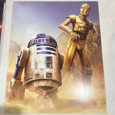 Star Wars R2-D2 & C-3PO Poster Print Reproduction Sci-Fi & Horror Franchise