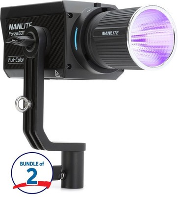 Nanlite Forza 60C RGBLAC LED Spotlight (2 Pack)