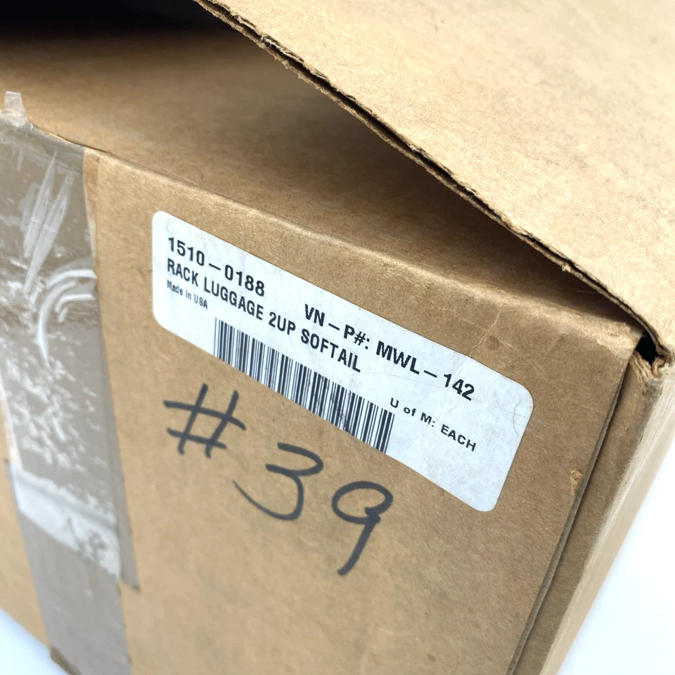 Хромированная мягкая багажная полка Motherwell MWL-142 2 вверх 06–17 Harley Fatboy Softail - Изображение 3 из 4