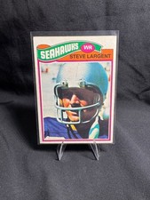 1977 Topps - Steve Largent #177 Seattle Seahawks Rookie Card. rookie card picture