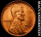 1937 Lincoln Wheat Cent - Red Choice Gem Brilliant Unc  Lustrous  #G8684