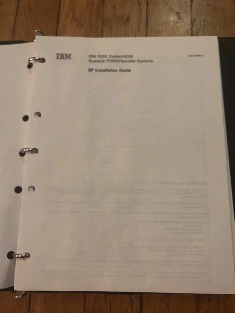 IBM RISC System/6000 Scalable POWERparallel Systems SP Installation Guide - Image 4 of 4