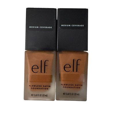 (2 Pack) Elf Flawless Satin Finish Foundation Shade- 530 Spice 81386