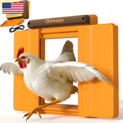 Chickcozy Solar-Powered Automatic Chicken Coop Door Dual Motor Chicken Coop