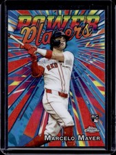 2025 Topps Chrome Update Marcelo Mayer Power Players RC Rookie #PP-45 Red Sox