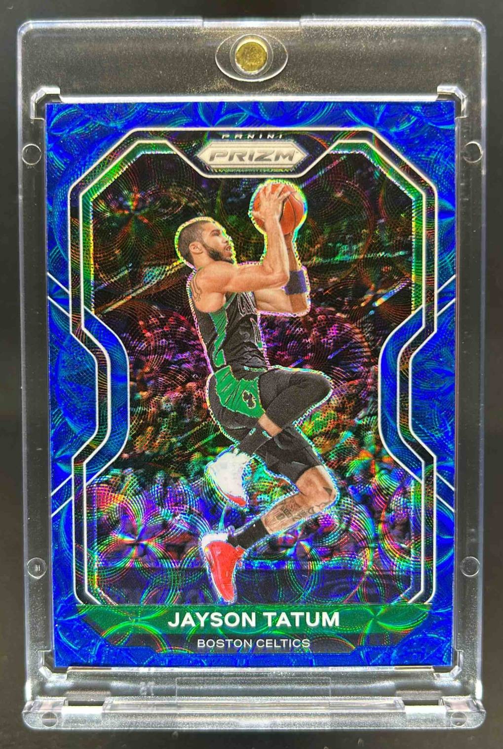 2020-21 Prizm Jayson Tatum Choice Blue Prizms #38/49 Celtics