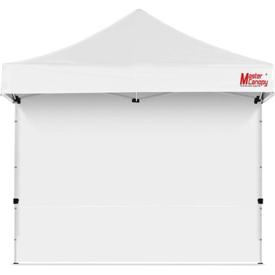 Durable White Canopy Side Wall for 10x10 Pop Up Tent, Easy Installation