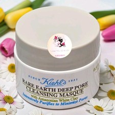 Kiehl's Rare Earth Deep Pore Cleansing Masque 0.5 fl oz/14 ml Travel Size NEW
