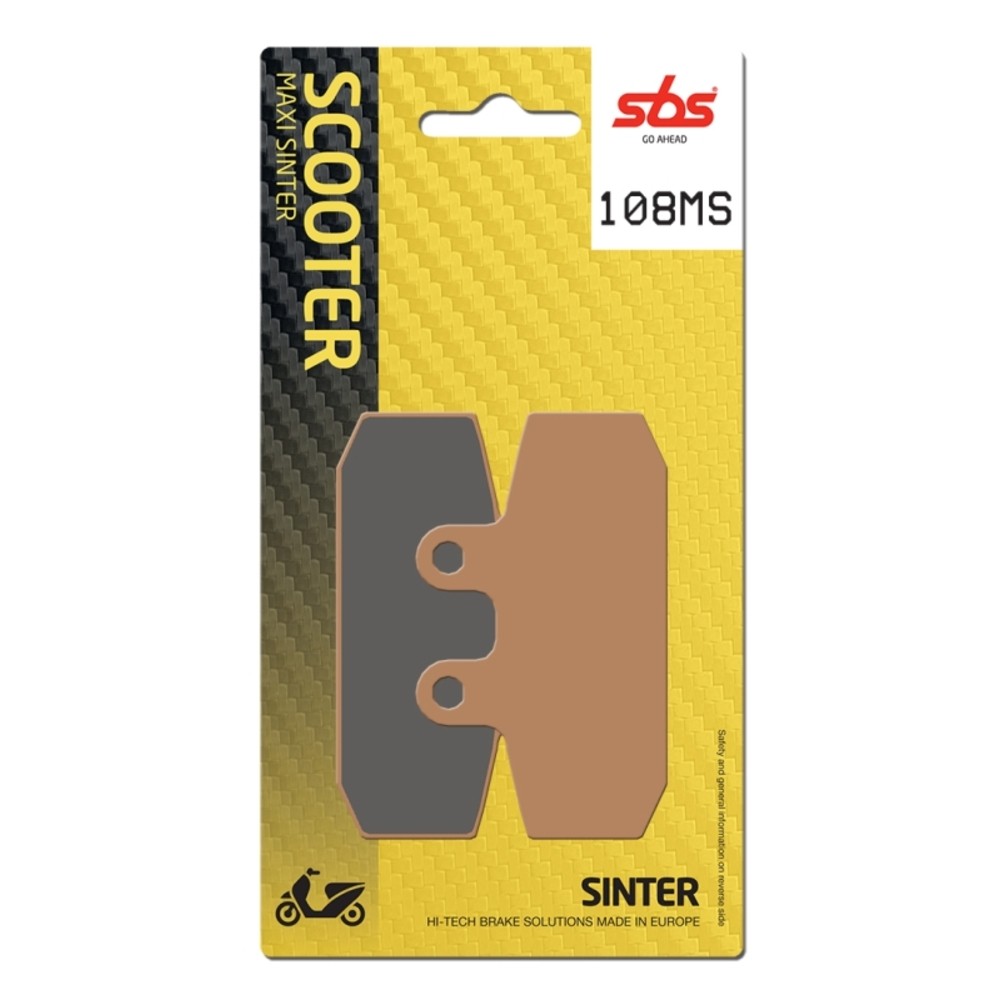SBS P108-MS Brake Pad For Motorcycle Spare Parts Accessories Replacement Parts