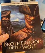 BROTHERHOOD OF THE WOLF 4K Shout Factory with  SLIPCOVER