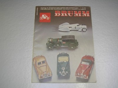 Brumm Catalogue Catalog Printed in Italy in Very Good Condition