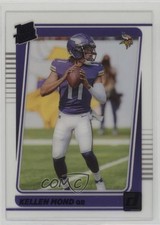 2021 Panini Clearly Donruss Rated Rookie Purple Kellen Mond #57 n0c